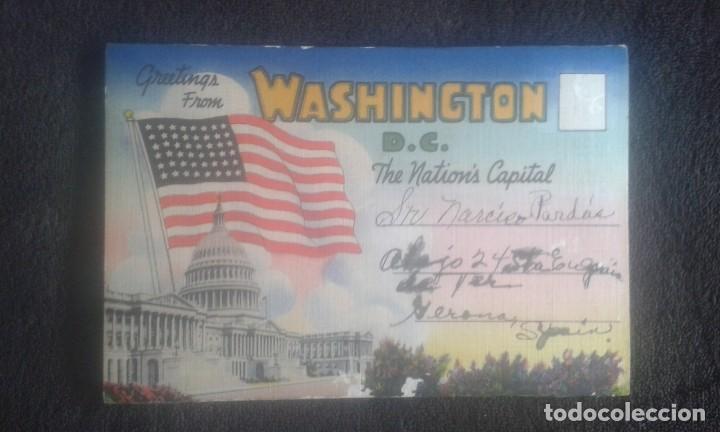 Postales: GREETINGS FROM WASHINGTON D.C. SOUVENIR. - Foto 1