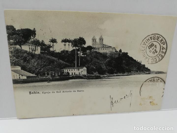 Cartes Postales: TARJETA POSTAL. BRASIL. BAHIA. EGREJA DE SAO ANTONIO DE BARRA.