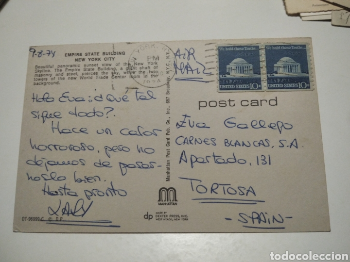 Postales: Postal empire state new York - Foto 2