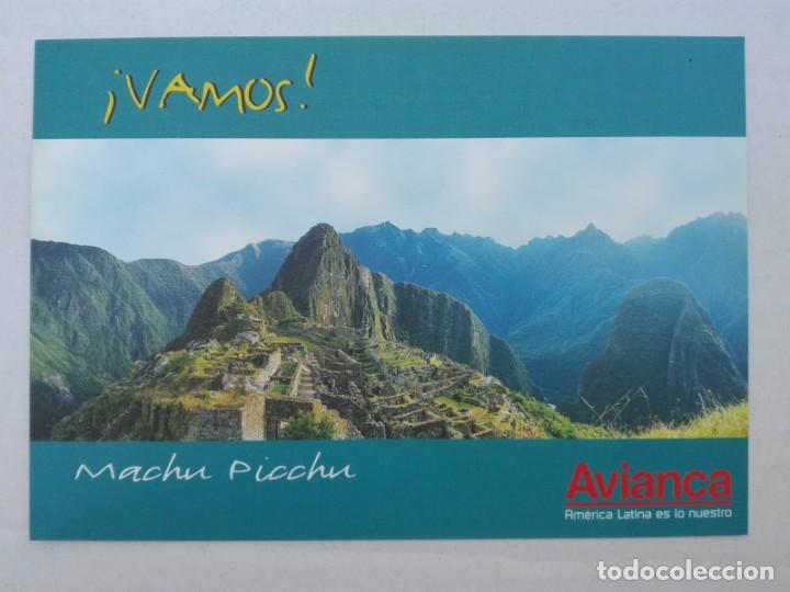Postcards: POSTAL1417 NUEVA - AVIANCA ESPA&Ntilde;A - MACHU PICCHU PERU - AVIACION