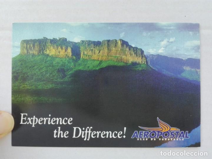 Postcards: POSTAL1418 NUEVA - AEROPOSTAL - AUYAN-TEPUI - VENEZUELA CASCADA AVIACION