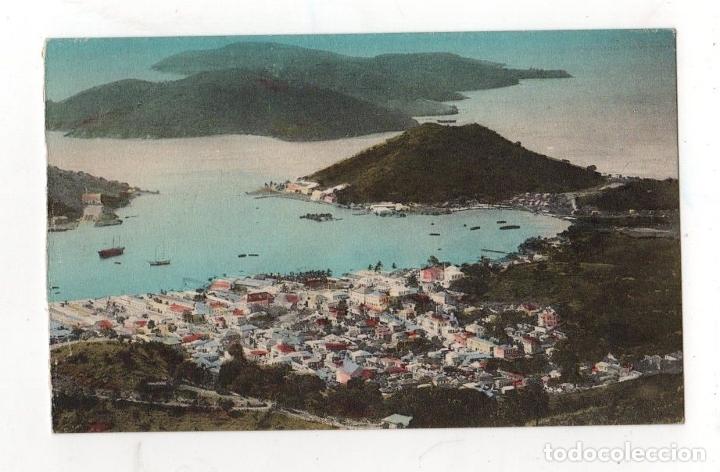 Cartoline: TARJETA POSTAL SAINT THOMAS. VIRGIN ISLANDS. ISLAS VIRGENES. A&Ntilde;O 1916