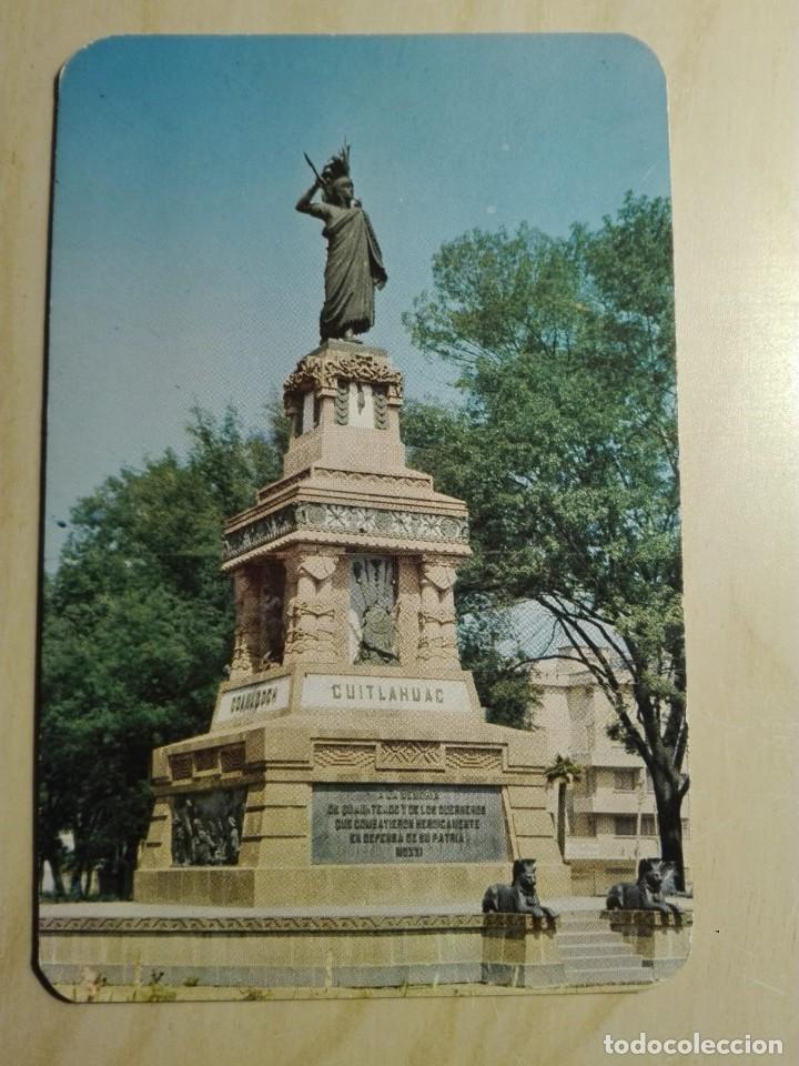 Postcards: POSTAL1927 ESCRITA 1961 - CRISTACOLOR J-20 - MONUMENTO CUAUHTEMOC MEXICO