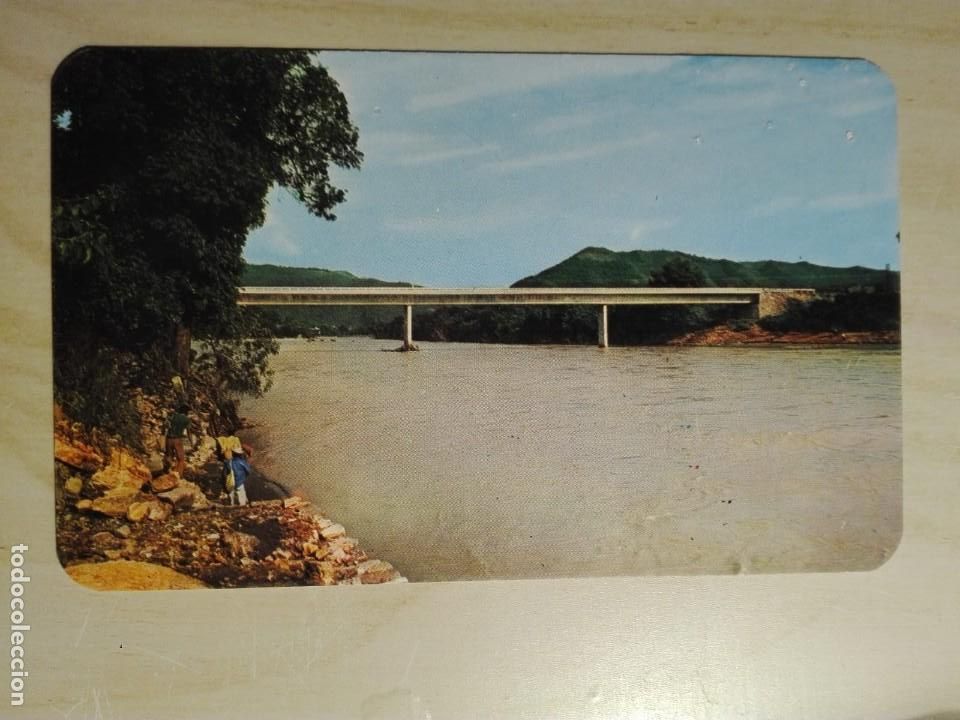 Postcards: POSTAL1928 ESCRITA - MEXICO FOTOGRAFICO 606-B - EL PUENTE - TAMAZUNCHALE