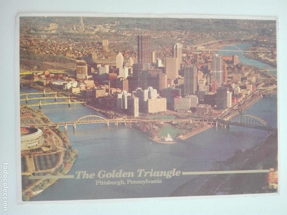 Cartes Postales: POSTAL2041 - MCG 26414652 - PITTSBURGH USA AERIAL VIEW - FILATELIA MAT. 1988 - PUENTE