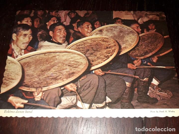 Postales: N&ordm; 50276 POSTAL ALASKA ESKIMO DANCE BAND ESQUIMALES
