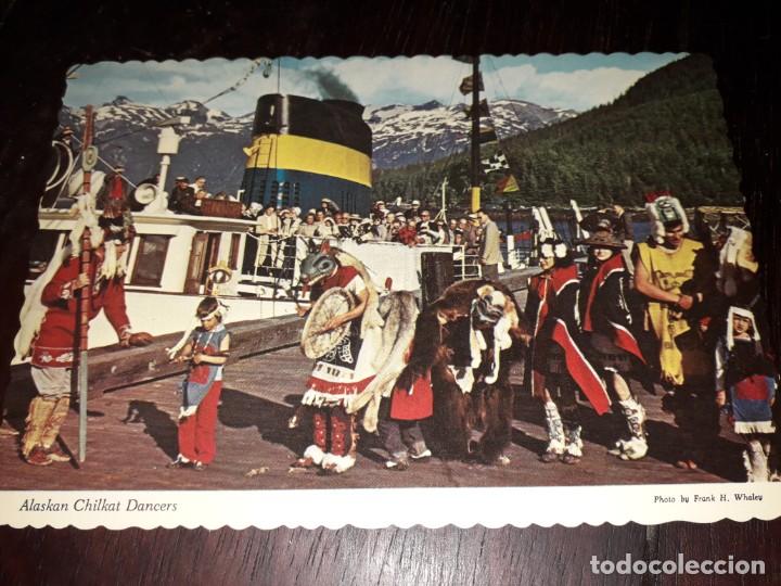 Postcards: N&ordm; 50278 POSTAL ALASKA CHILKAT INDIAN DANCERS