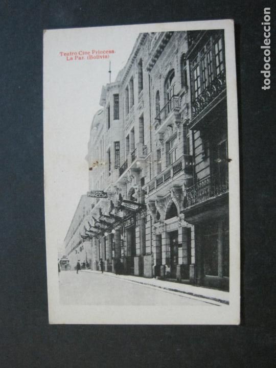Postais: BOLIVIA-LA PAZ-TEATRO CINE PRINCESA-THOMAS-POSTAL ANTIGUA-(75.565)