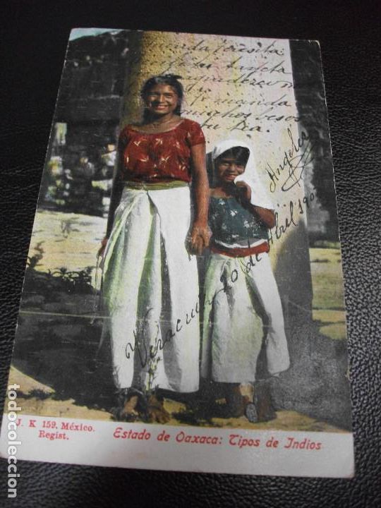 Postales: TARJETA POSTAL DE M&Eacute;XICO - ESTADO DE OAXACA TIPOS DE INDIOS - Foto 1