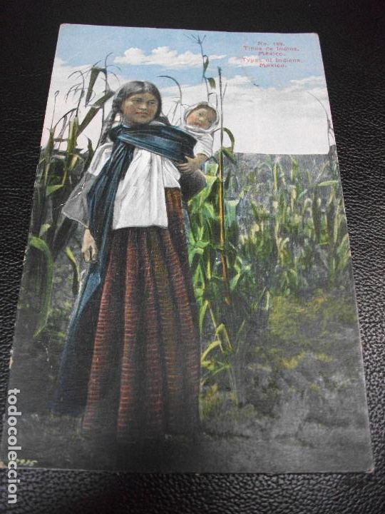 Postales: TARJETA POSTAL DE M&Eacute;XICO - TIPOS DE INDIOS - Foto 1