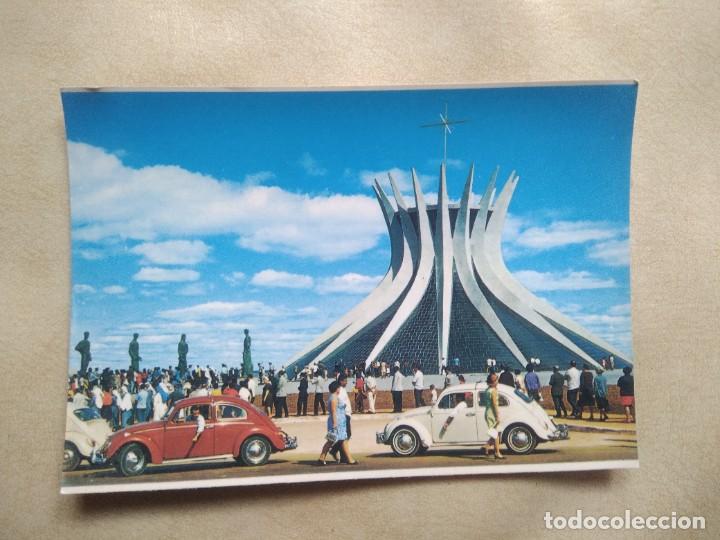 Postais: Postal brasil turistico, brasilia df catedral