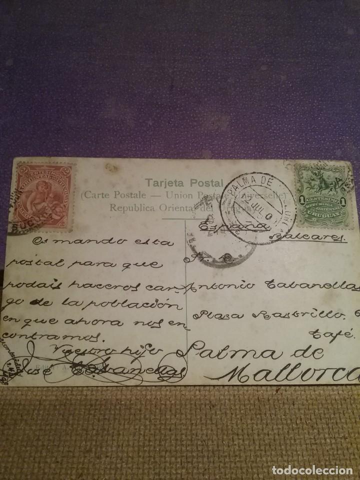 Postales: Postal de Montevideo 1909. (117-2) - Foto 2