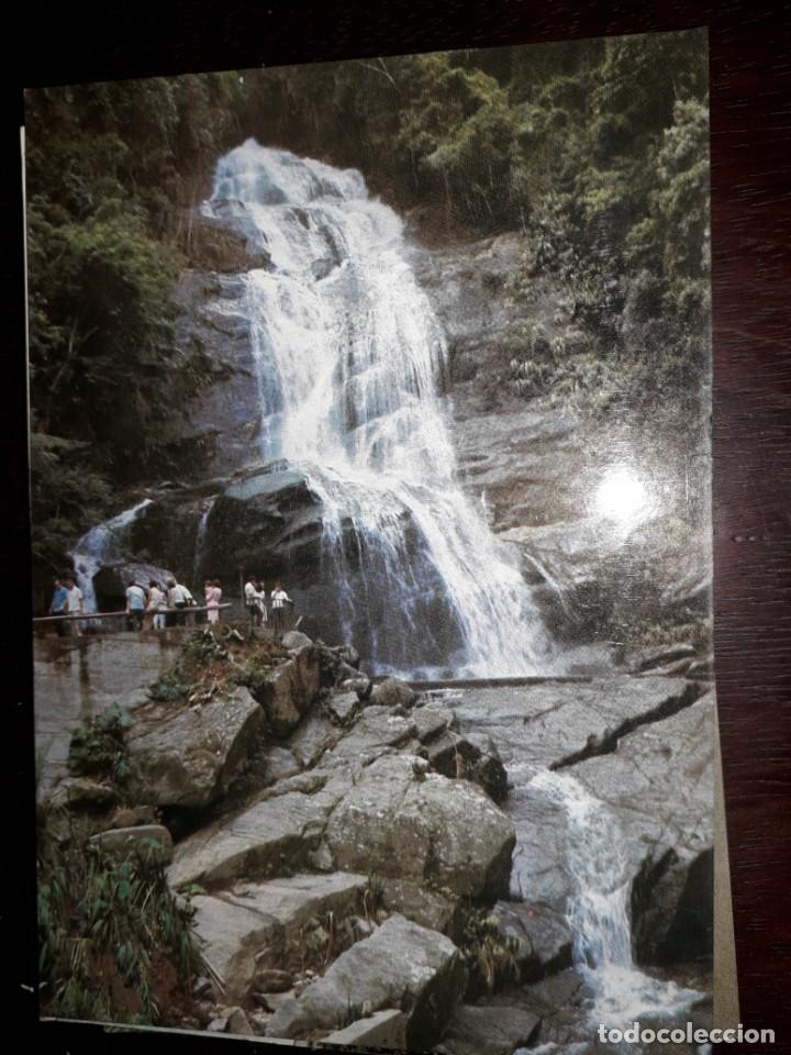 Postais: N&ordm; 50855 POSTAL BRASIL RIO DE JANEIRO CASCATINHA FLORESTA DA TIJUCA