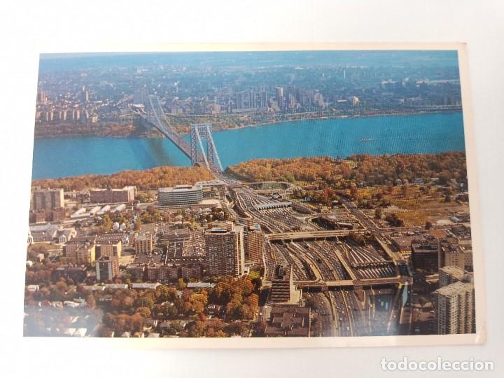 Postais: TARJETA POSTAL. USA. FORT LEE, THE GATE TO THE GEORGE WASHINGTON BRIDGE. 82838-D. POST CARD
