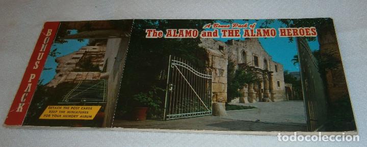 Postales: libreto con 8 postales del fuerte el Alamo de San Antonio de texas sin circular