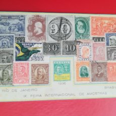 Postales: BRASIL BRAZIL AÑO 1936. LX FEIRA INTERNACIONAL DE AMOSTRAS. RIO DE JANEIRO. VER REVERSO.. Lote 182284702