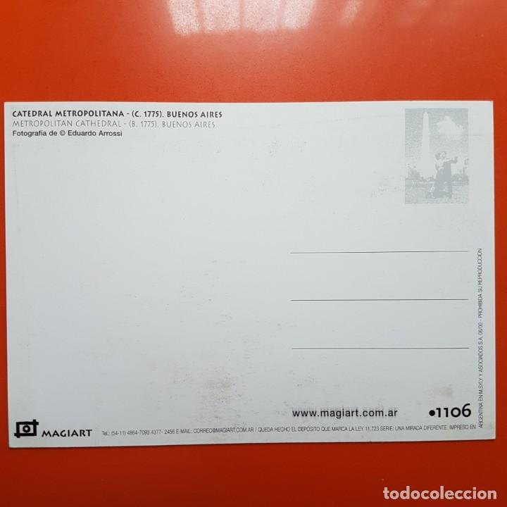 Postales: POSTAL DE BUENOS AIRES. CATEDRAL - Foto 2
