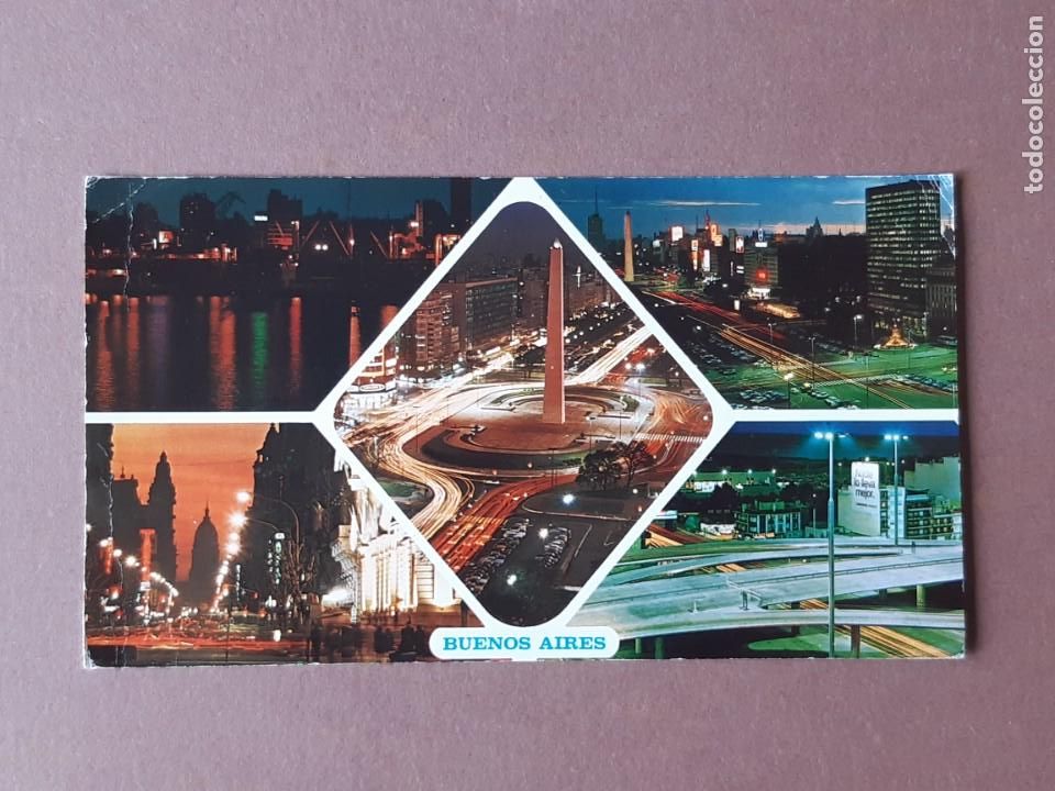 Postkarten: POSTAL 39 GR&Aacute;FICA. VISTAS NOCTURNAS. BUENOS AIRES. ARGENTINA. SIN CIRCULAR.
