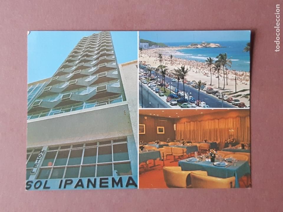 Postales: POSTAL 3801 AMBROSIANA. HOTEL SOL IPANEMA. R&Iacute;O DE JANEIRO. BRASIL. SIN CIRCULAR.