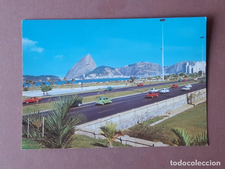 Postales: POSTAL 350-54 EDICARD. ATERRO DO FLAMENGO. R&Iacute;O DE JANEIRO. BRASIL. ESCRITA SIN CIRCULAR.