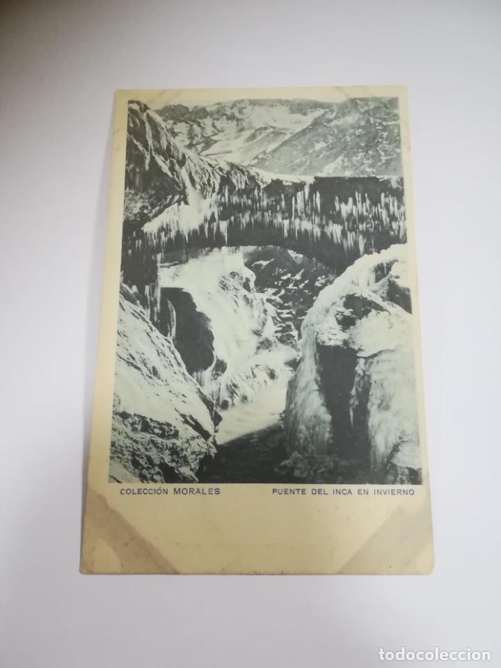 Cartes Postales: TARJETA POSTAL. ARGENTINA. COLECCION MORALES. PUENTE DEL INCA EN INVIERNO