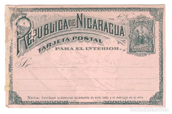 Cartes Postales: ENTERO POSTAL DE NICARAGUA // SIN CIRCULAR