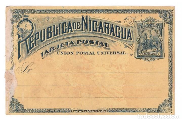 Cartes Postales: ENTERO POSTAL DE NICARAGUA // SIN CIRCULAR