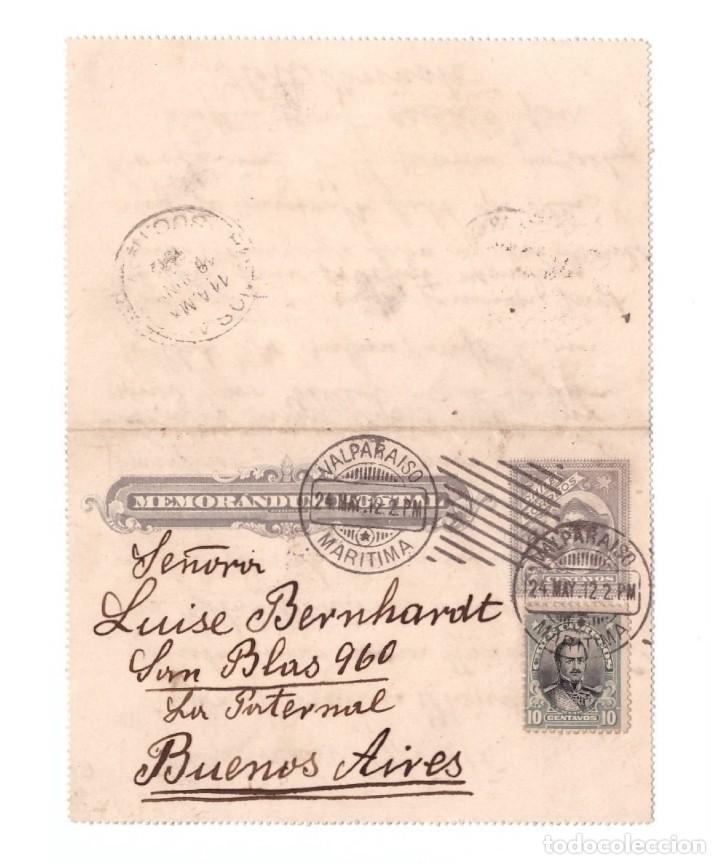 Postkarten: CARTA POSTAL DE CHILE // CIRCULADA EN 1912