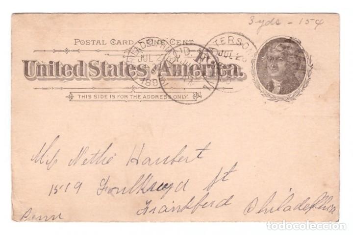 Cartes Postales: ENTERO POSTAL DE ESTADOS UNIDOS // CIRCULADA EN 1895