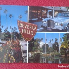 Postales: POST CARD BEVERLY HILLS CALIFORNIA USA ESTADOS UNIDOS UNITED STATES VIEWS..ROLLS ROYCE ? PALMERAS.... Lote 271630673