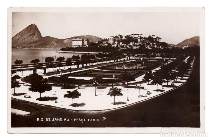 Postales: BRASIL &diams; RIO DE JANEIRO &diams; PRA&Ccedil;A PARIS - Foto 1