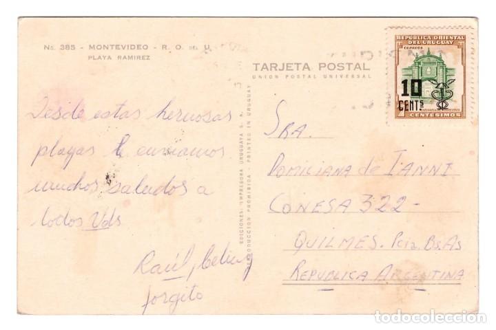 Postales: URUGUAY &diams; MONTEVIDEO &diams; PLAYA RAMIREZ - Foto 2