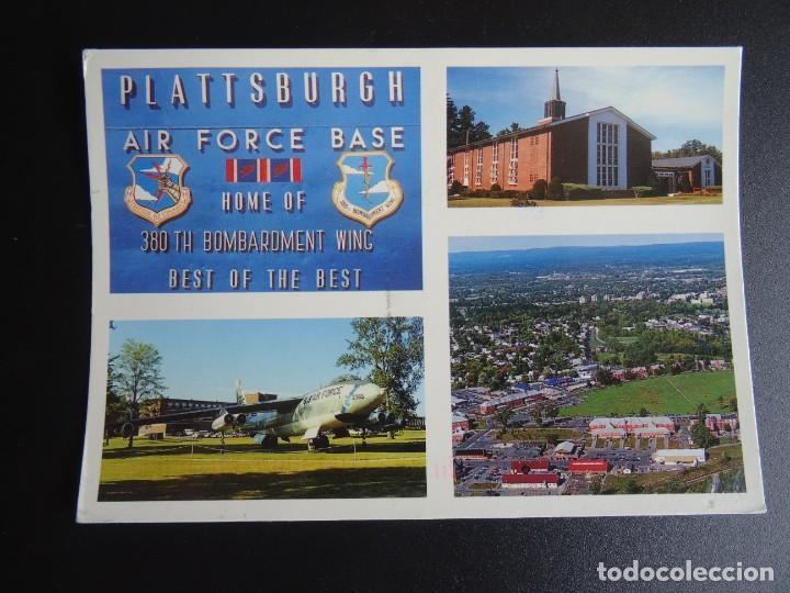 Postales: POSTAL PLATTSBURGH AIR FORCE BASWE 1993 SELLADA - Foto 1