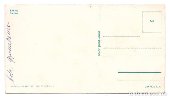 Postales: SALTA (ARGENTINA) // PARQUE // CIRCULADA - Foto 2