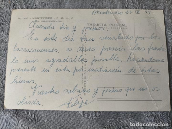 Postales: MONTEVIDEO - URUGUAY 1959 POSTCARD - Foto 2