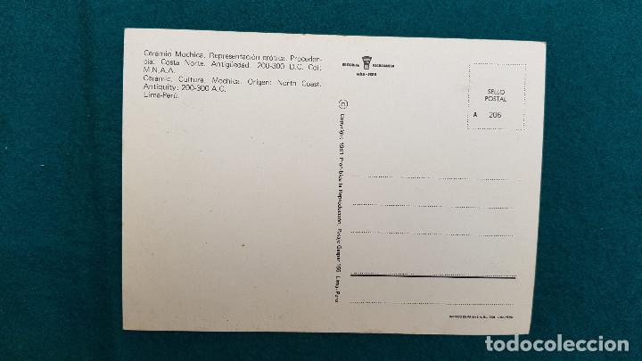 Postales: POSTAL LIMA - CERAMIO MOCHICA - Foto 2