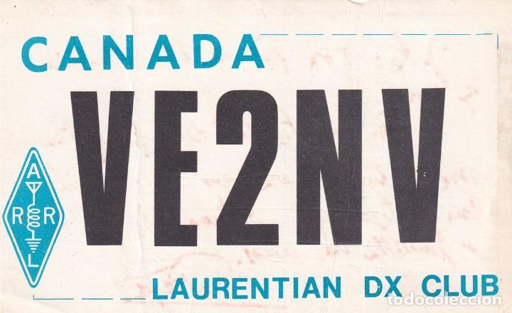 Postales: Postal radio aficionado Canada Laurentian dx club.