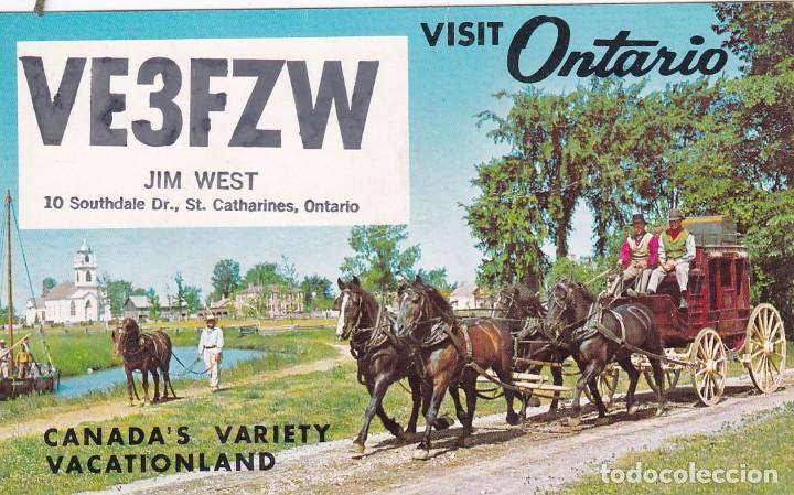 Postales: Postal radio aficionado Vista Ontario. Canada