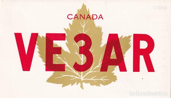 Postales: Postal radio aficionado Canada. VE3AR