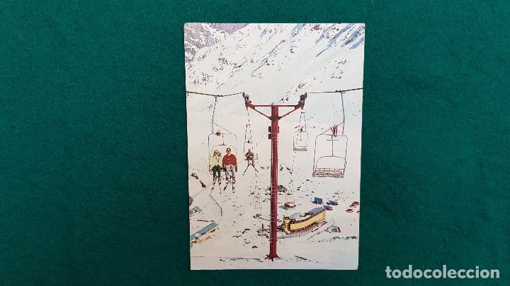 Postales: POSTAL CANCHAS DE SKI (1966) PORTILLO - CHILE