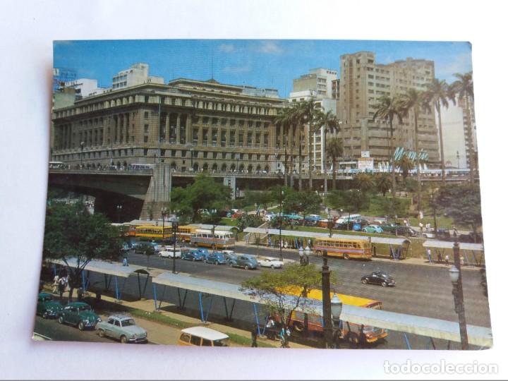 Postais: POSTAL - BRASIL TURISTICO - S&Atilde;O PAULO - VISTA PARCIAL DO VALE DO ANHANGABAU