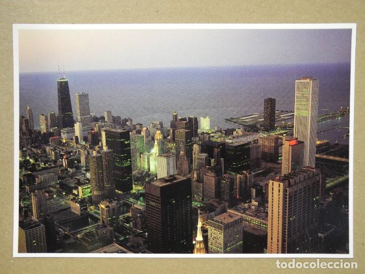 Postales: View from sears Tower at Dusk. Chicago. - Foto 1