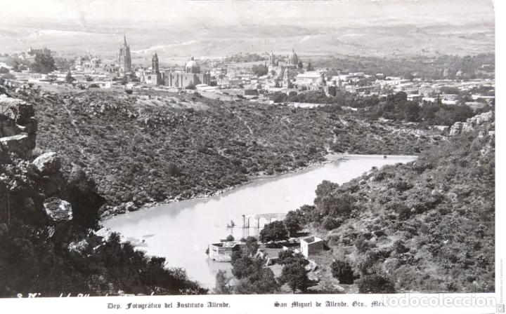 Postales: San Miguel de Allende (M&eacute;xico). Vista. Usada con sello. Blanco/Negro