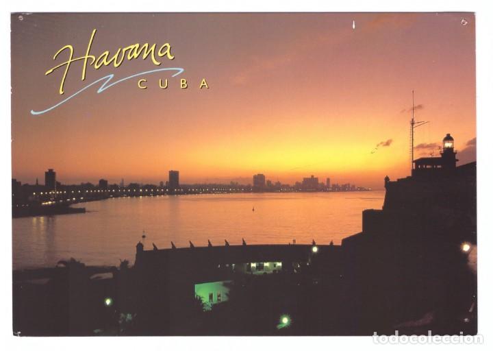 Postkarten: LA HABANA (CUBA) // ATARDECER DESDE EL CASTILLO DEL MORRO // SIN CIRCULAR