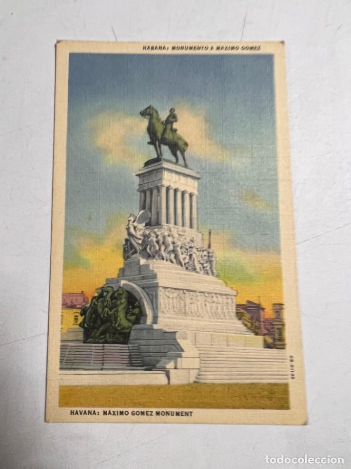 Postais: TARJETA POSTAL. CUBA. HABANA: MONUMENTO A MAXIMO GOMEZ. N&ordm; 104. C. JORDI