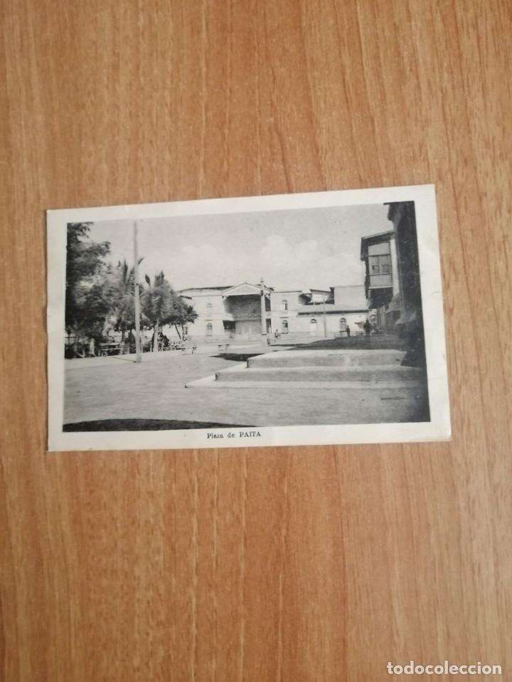 Postcards: POSTAL PLAZA PAITA ESCRITA
