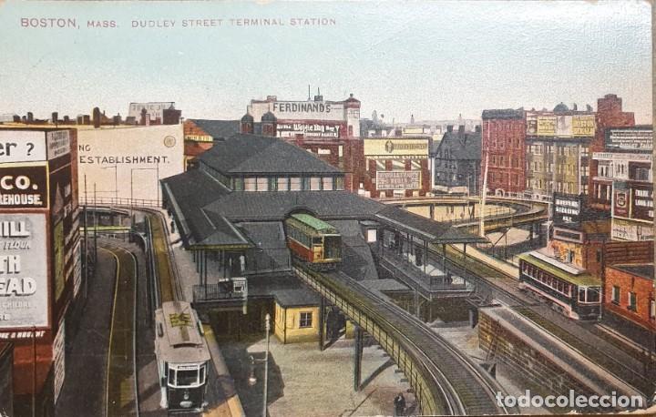 Postales: BOSTON - FERROCARRILES - STATION - OLD POSTCARD - X - Foto 1