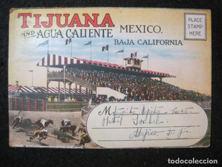 Postkarten: MEXICO-TIJUANA AND AGUA CALIENTE BAJA CALIFORNIA-BLOC CON VISTAS ANTIGUAS-VER FOTOS-(K-5634)