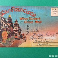 Postales: ORIGINAL Y ANTIGUO LIBRITO TIPO POSTALES DESPLEGABLE DE SAN FRANCISCO. CALIFORNIA. ESTADOS UNIDOS