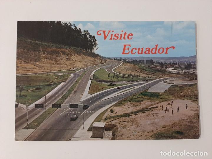 Postcards: POSTAL VISITE ECUADOR. VIA ORIENTA. A&Ntilde;OS 80. CIRCULADA CON SELLO